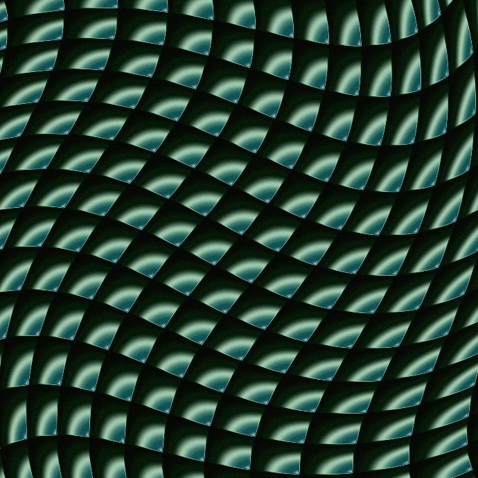 a black and blue background with wavy lines